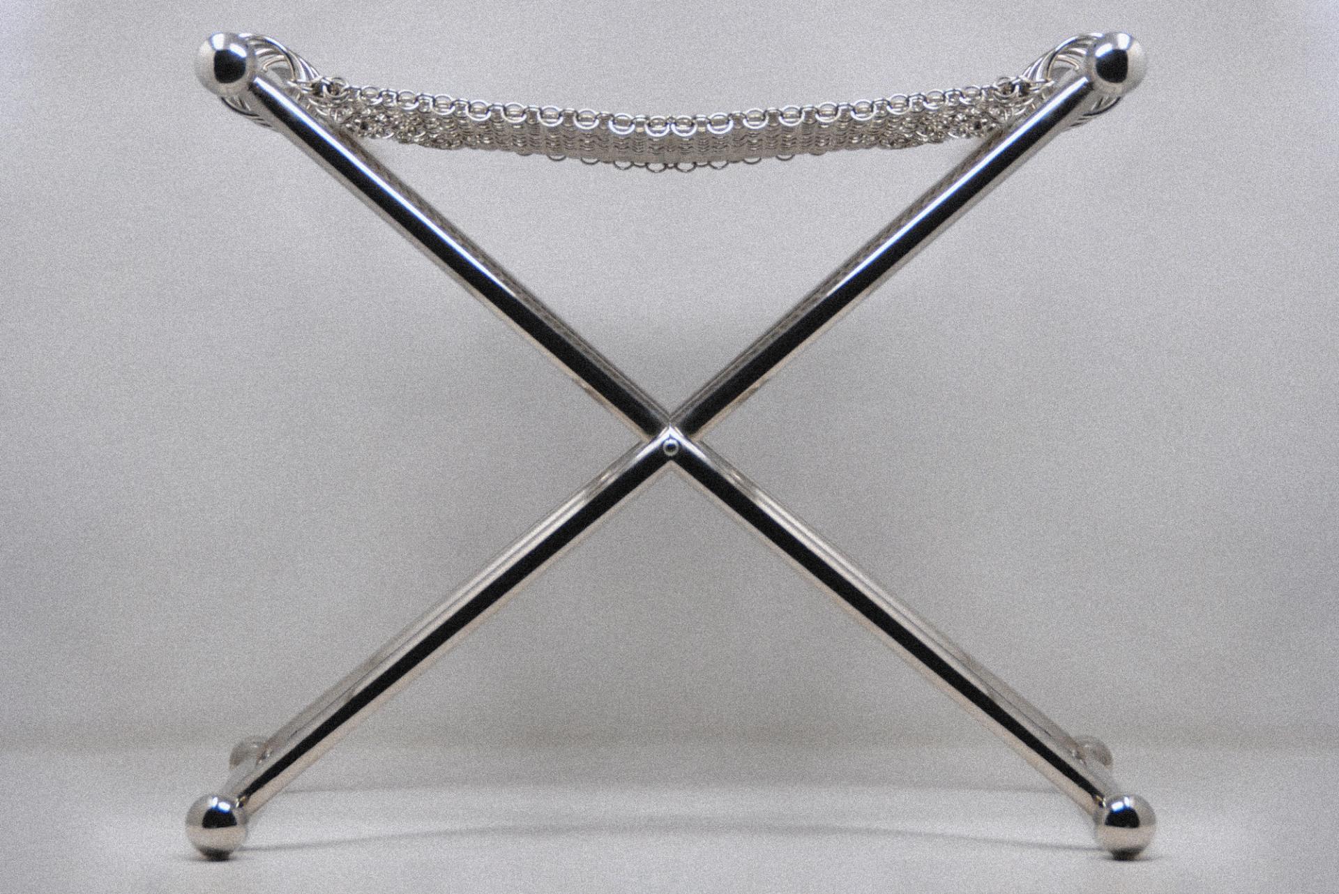 Chainmail Camping Stool
