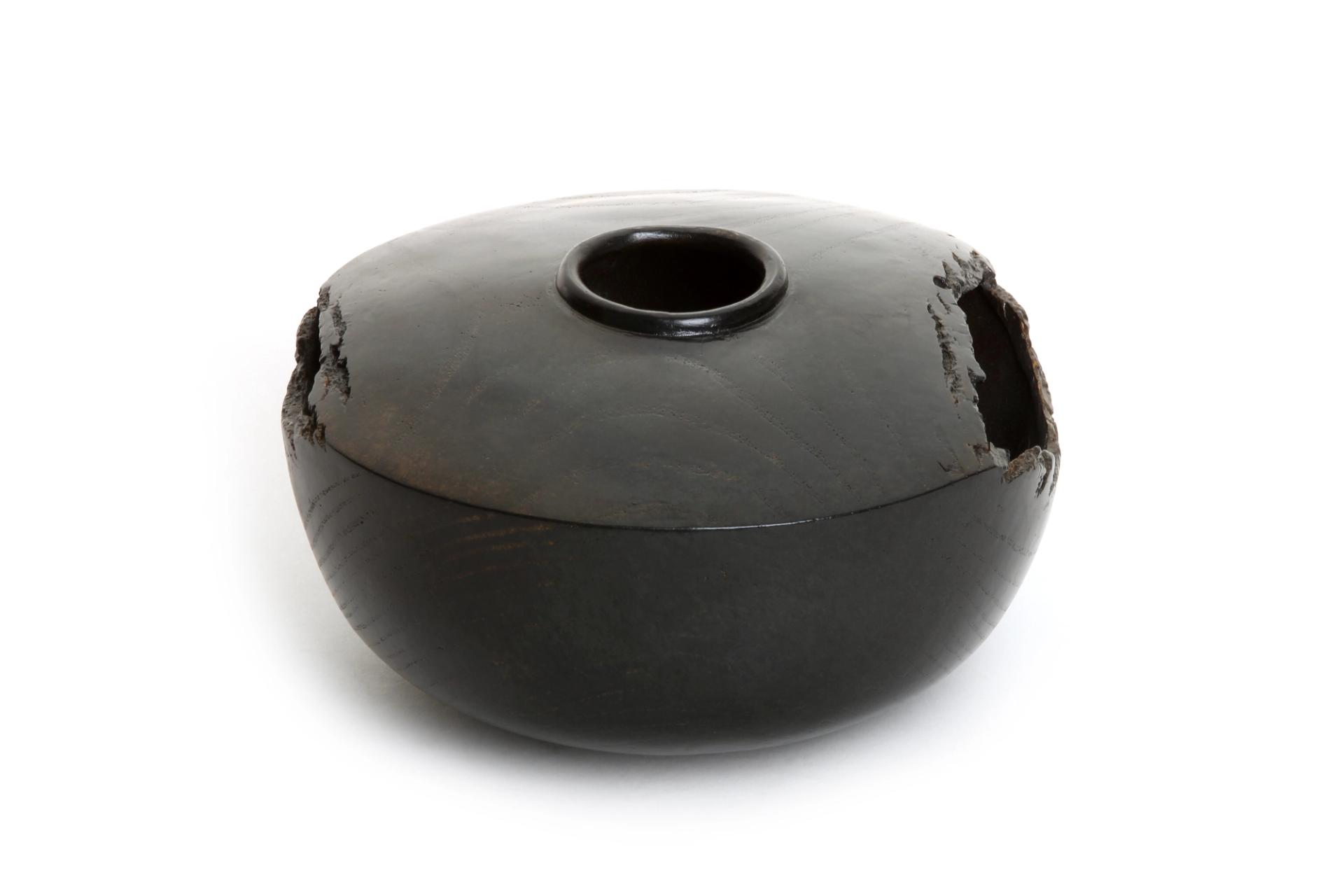 Ebonized Terra Vase