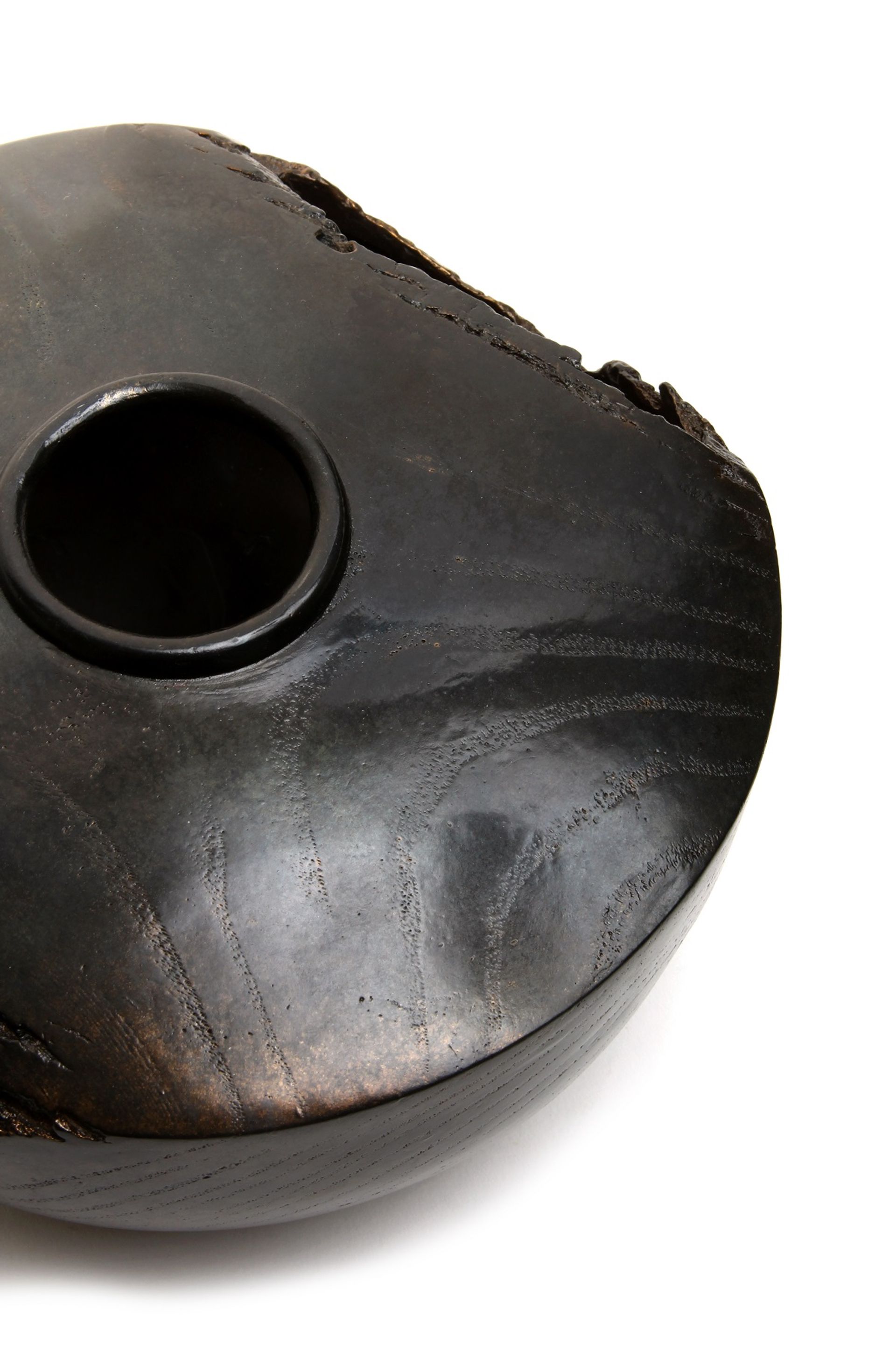 Ebonized Terra Vase