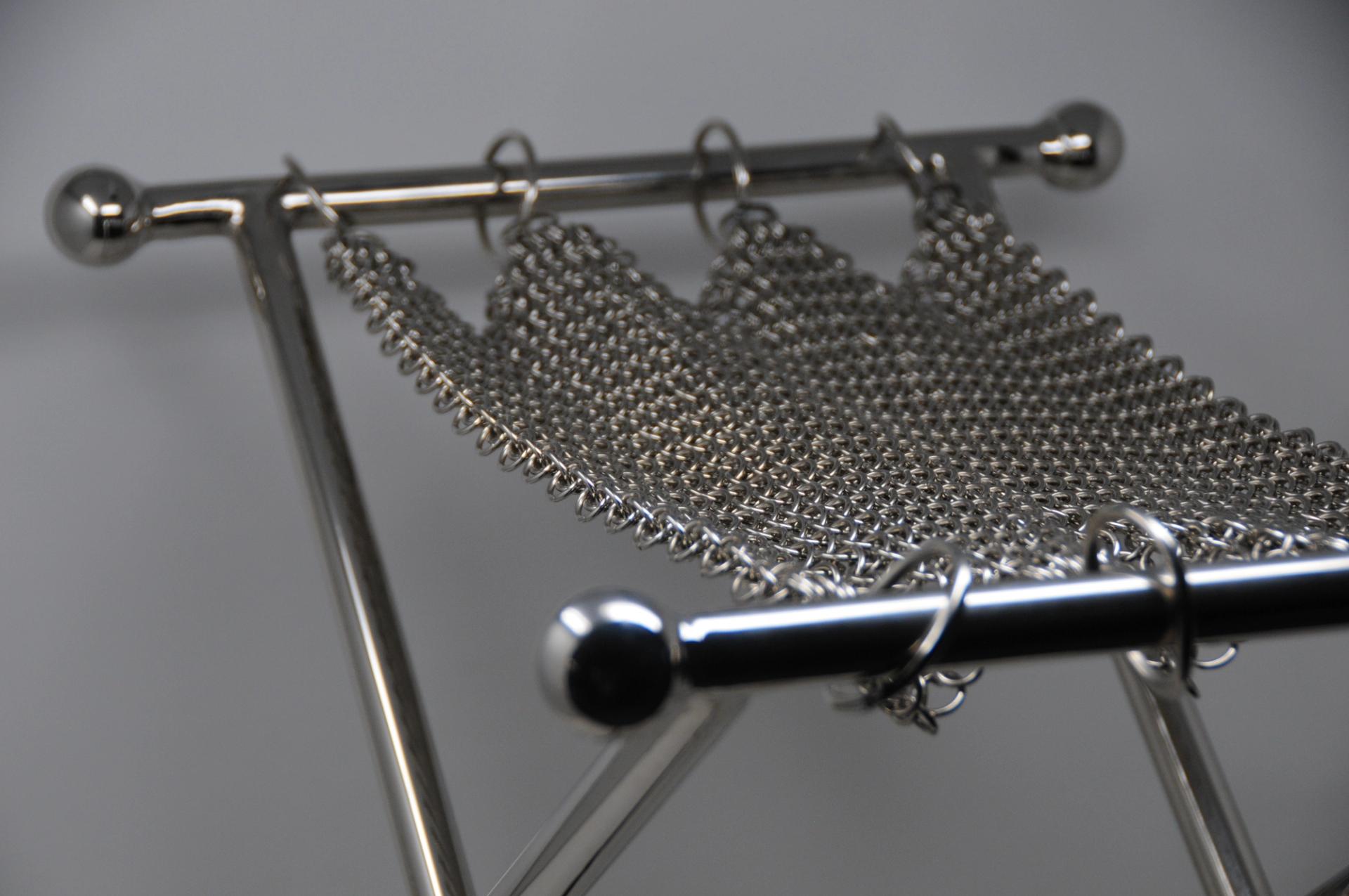 Chainmail Camping Stool