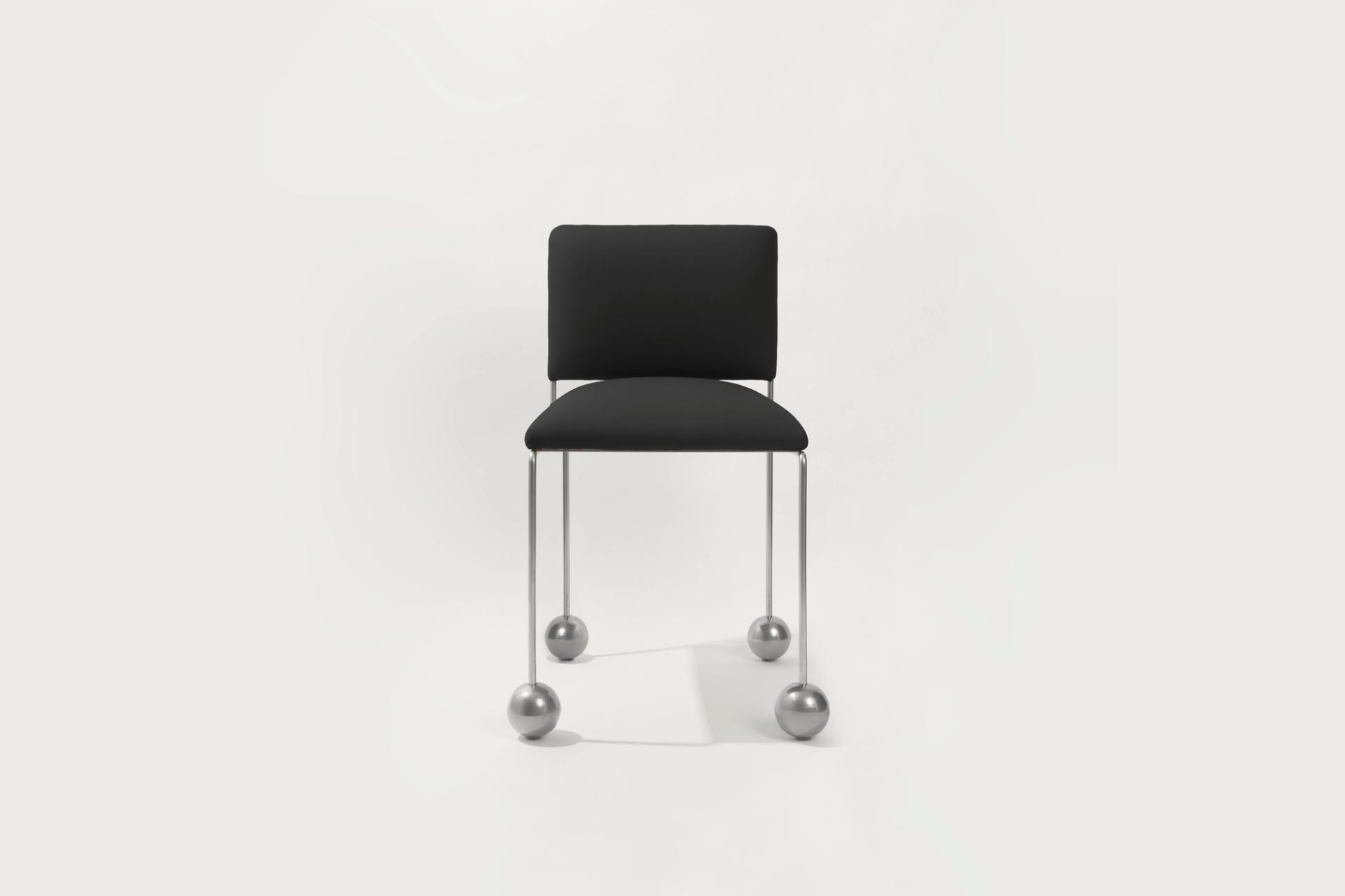 Black Ball Foot Chair