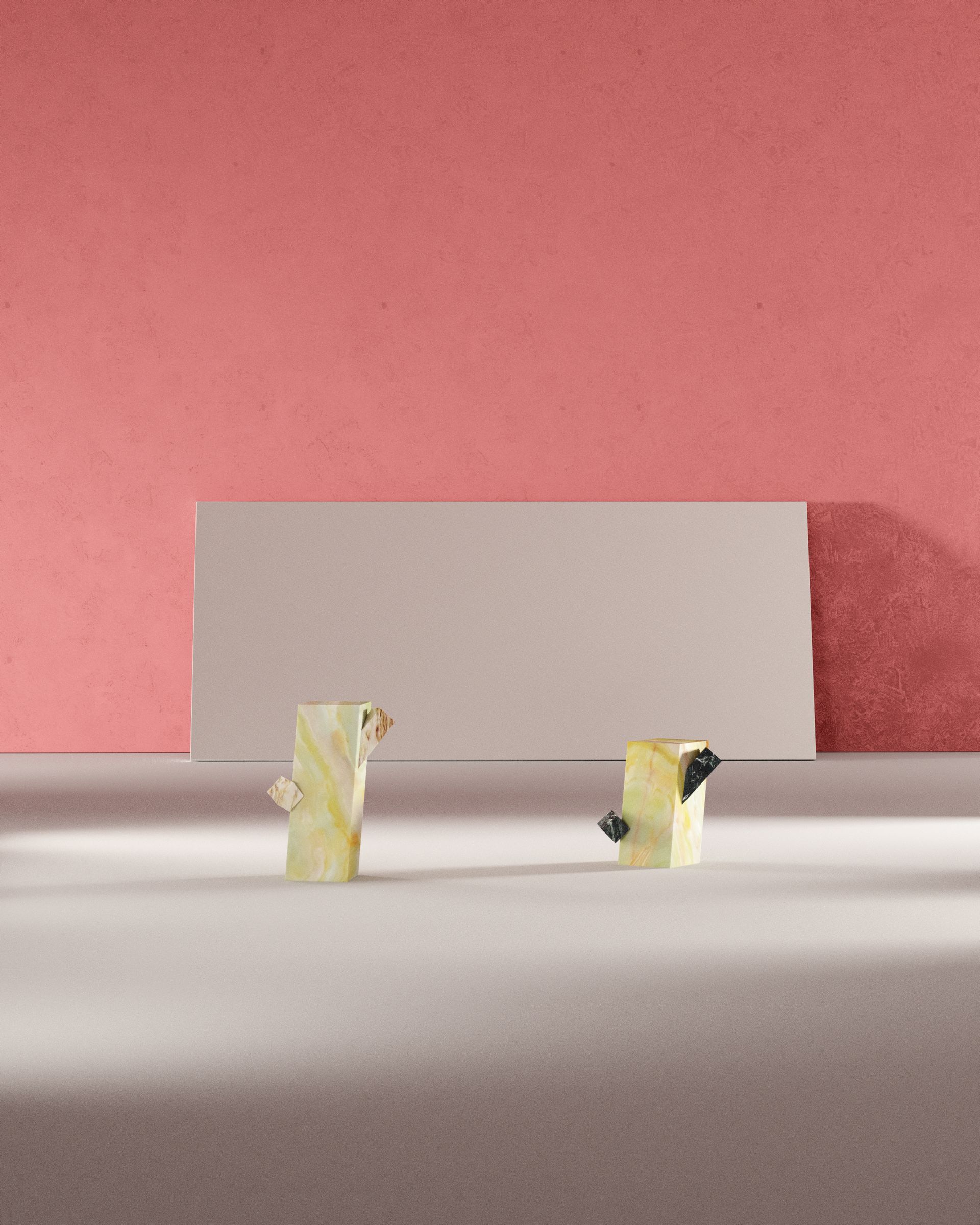 Onice Verde Crystal Side Table