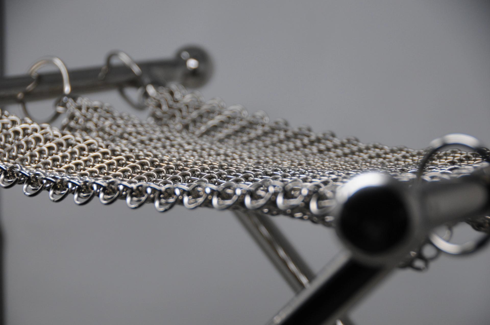Chainmail Camping Stool