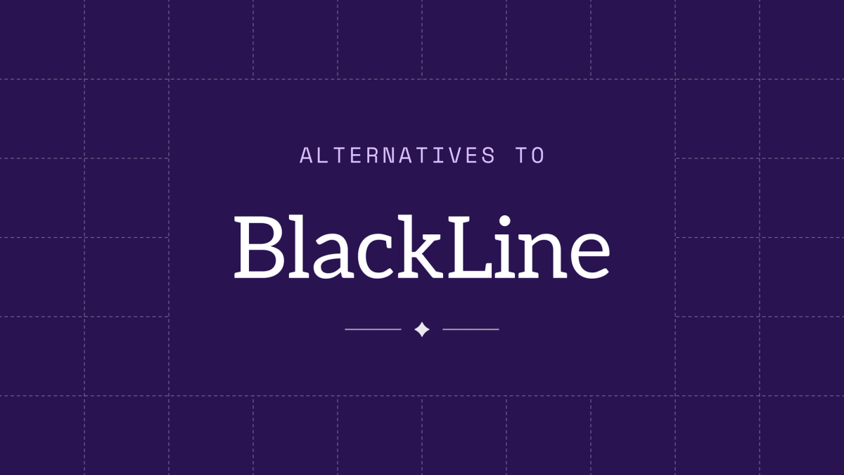 Meridian title card reading "Alternatives to BlackLine"
