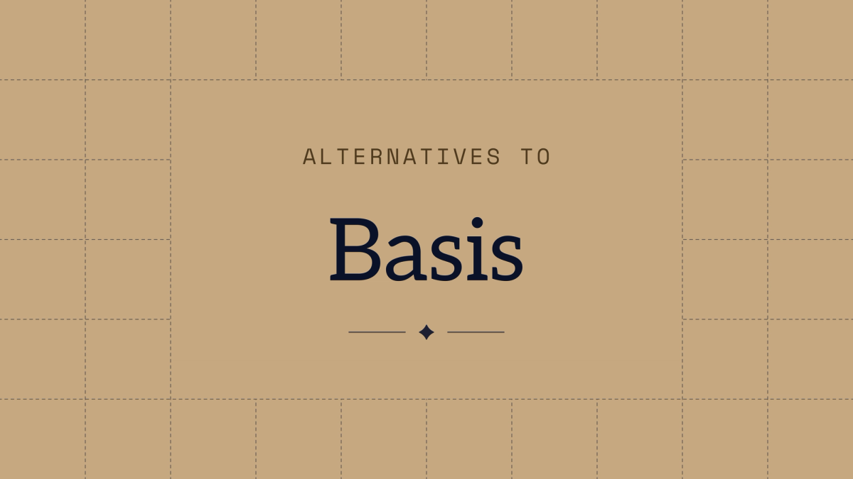 Meridian title card reading "Alternatives to Basis"