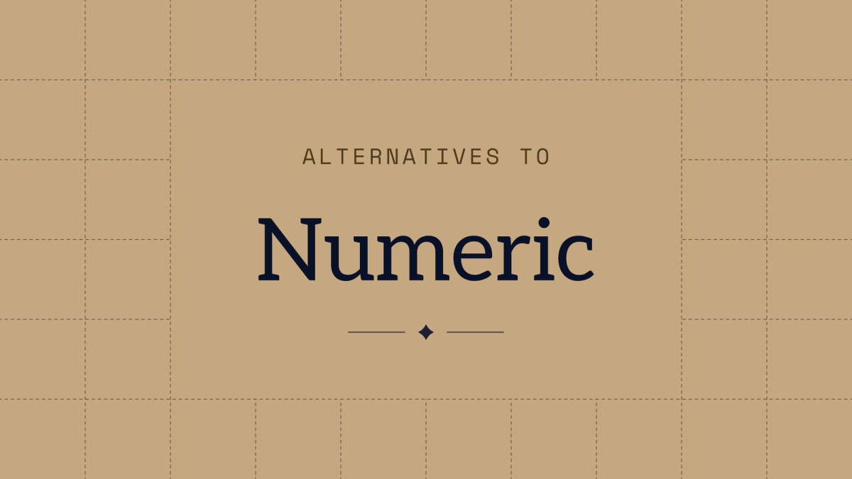 Meridian title card reading "Alternatives to Numeric"