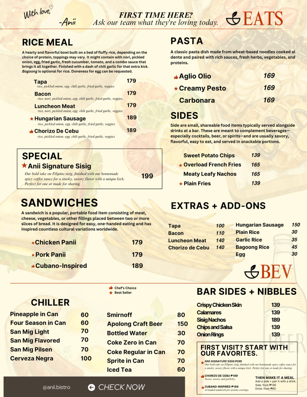 Food powered by Anii Bistro