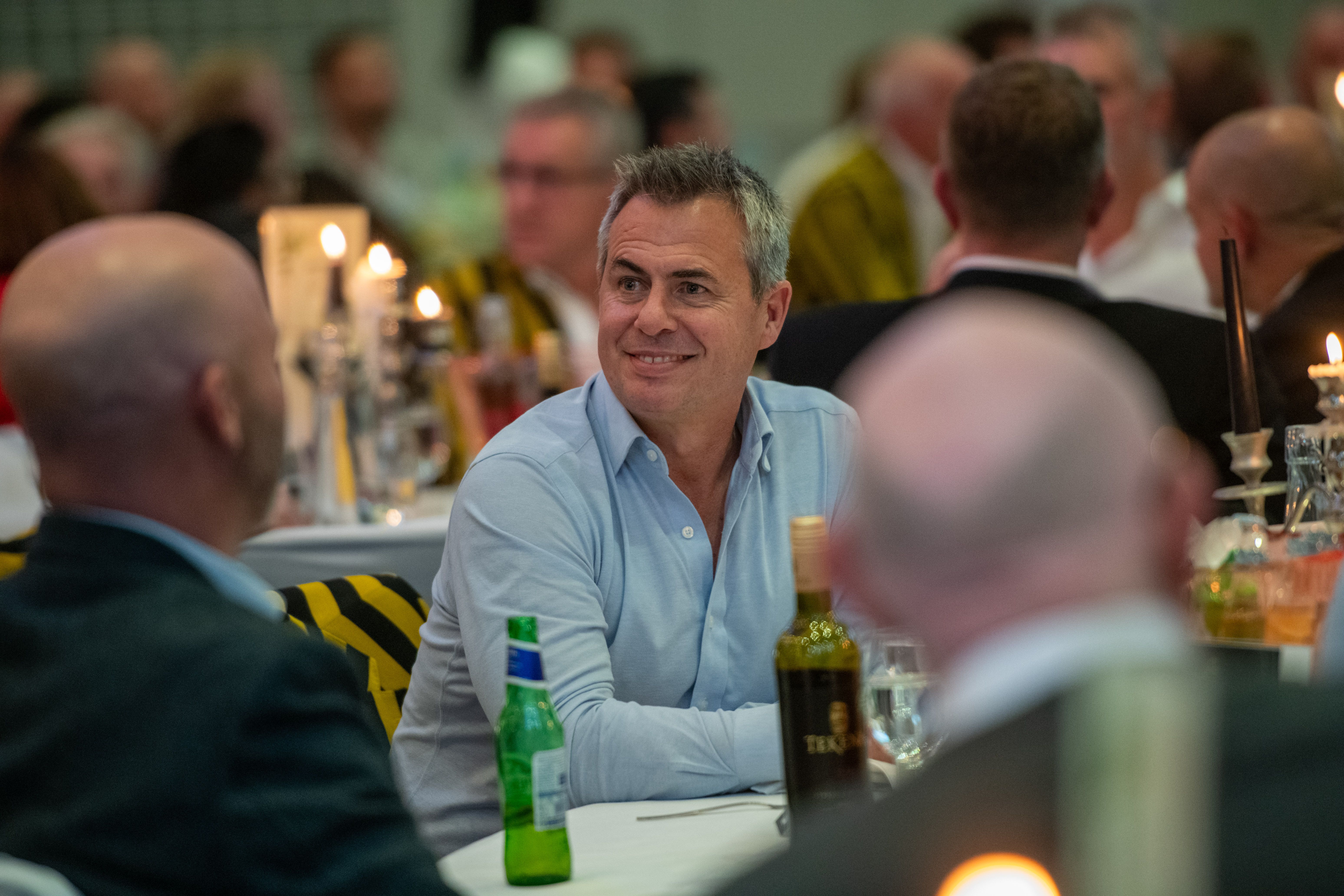 Chris Braithwaite smiling at the Wasps Legends Long Lunch 2023