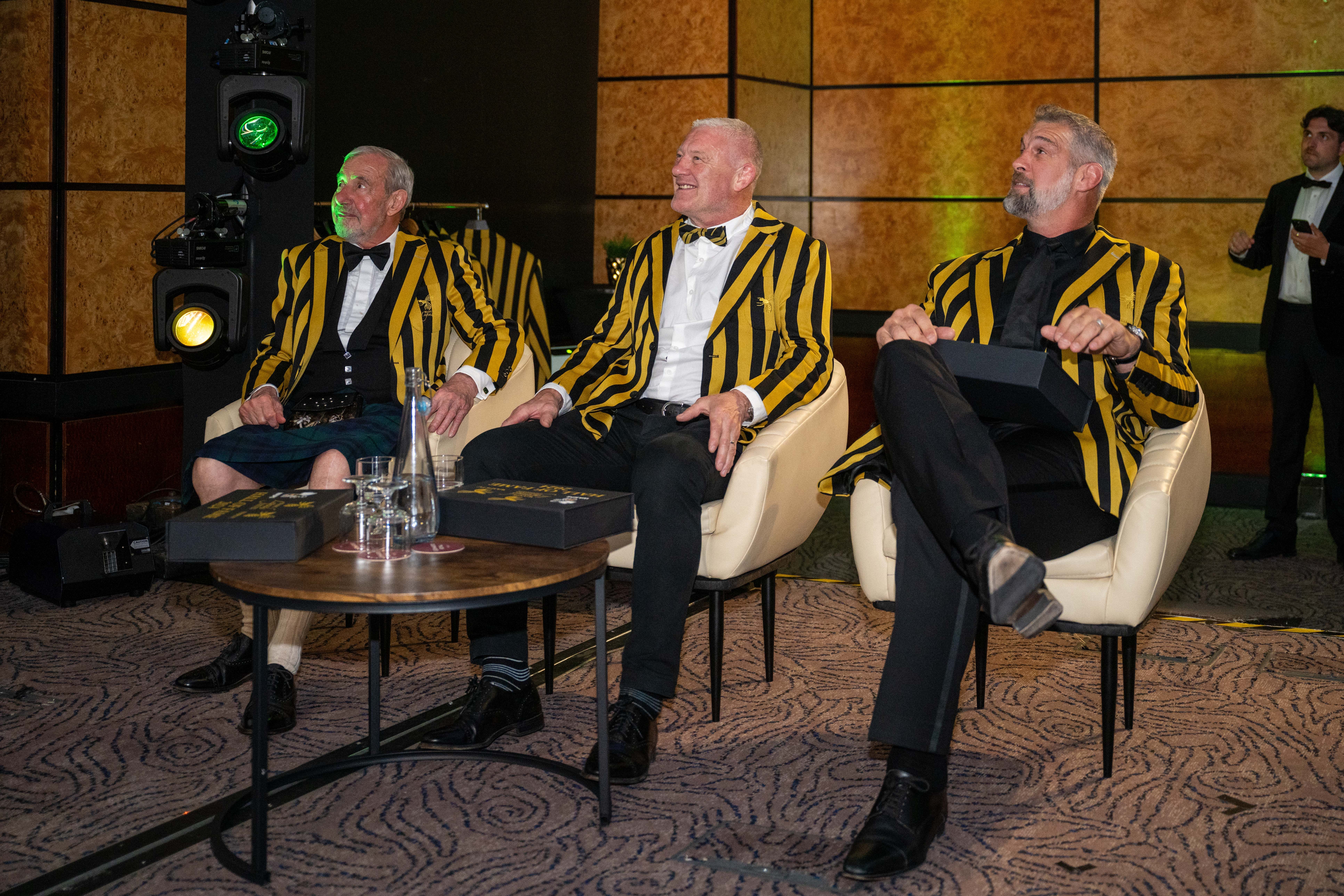 Hamish Keith, Buster White & Simon Shaw MBE