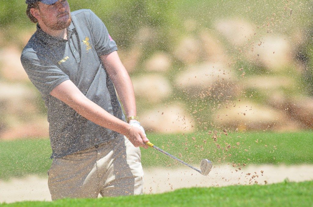 Bunker shot Rugby Golf Classic 2025