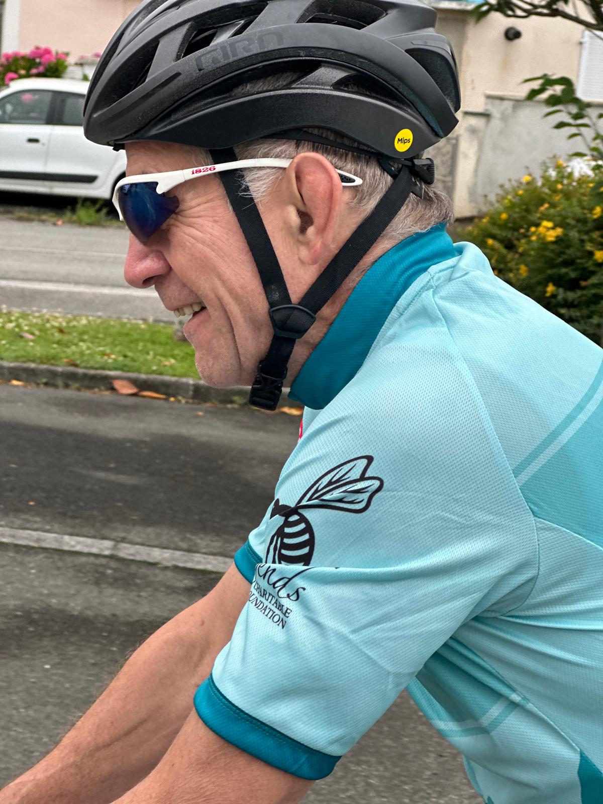 Mark Rigby cycling the Col du Tourmalet