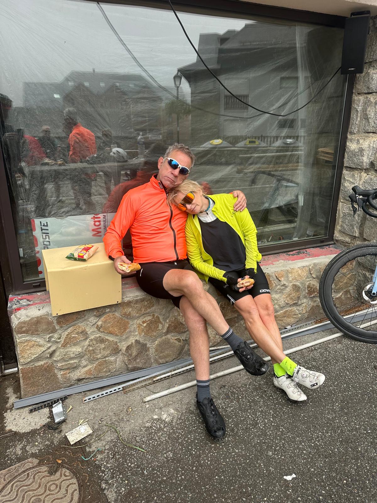 Wasps Legends cyclists 