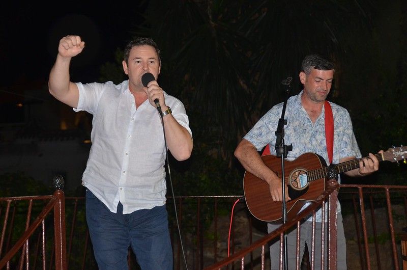 Marc Kenny playing guitar