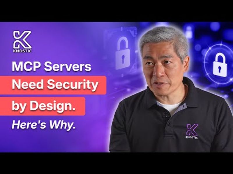 MCP Servers Need Security by Design. Here's Why.