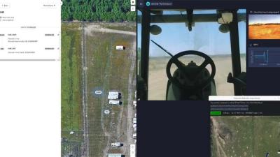 A video demoing Polymath Robotics' Farmonacci autonomous tractor from inside.