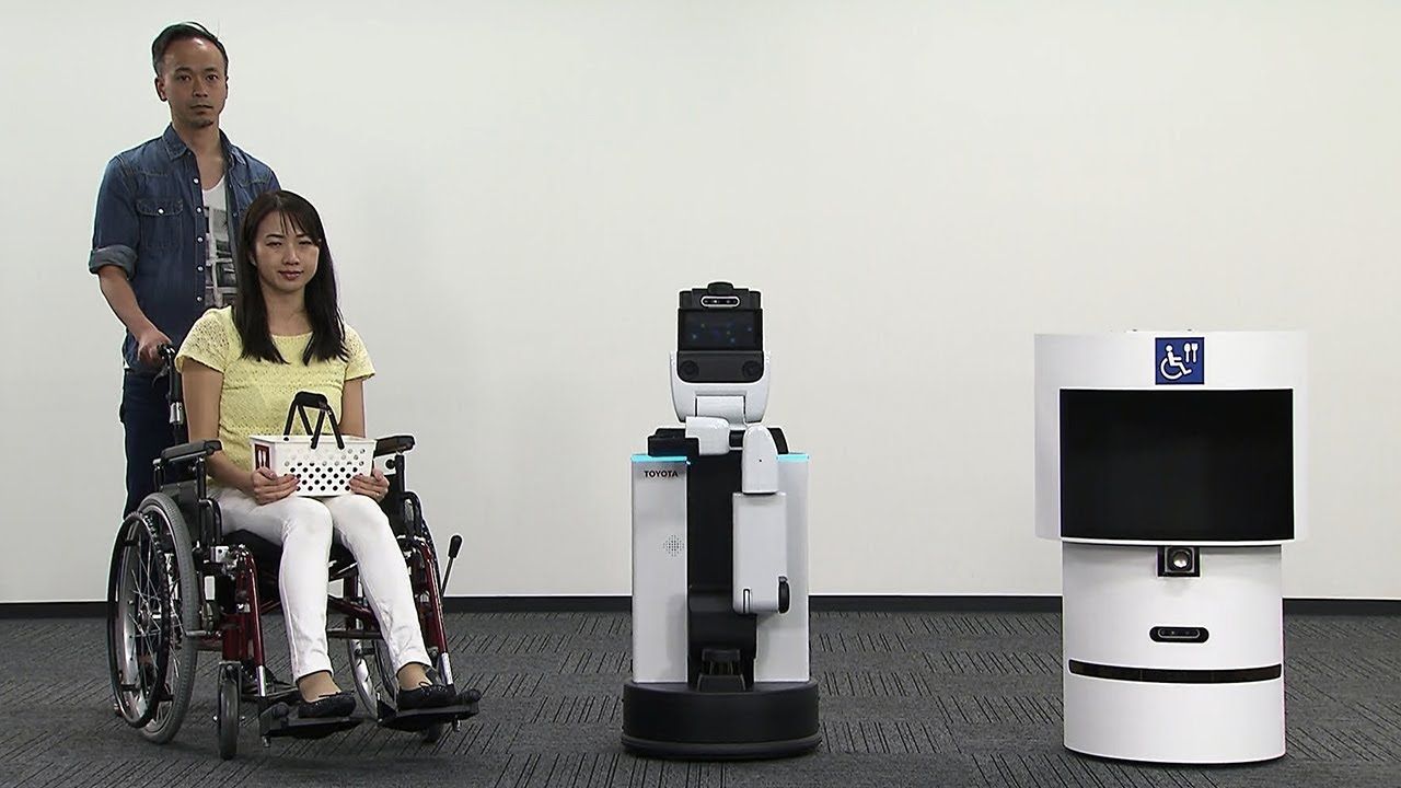 Toyota human support store robot