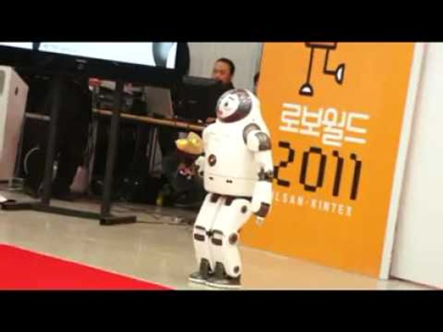 Kibo unveiled at Robot World 2011 in South Korea.