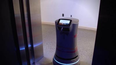 Can robots ride elevators?
