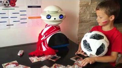 EMYS can detect World Cup ball and provide match results.