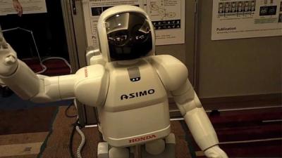 Asimo copies your dance moves.