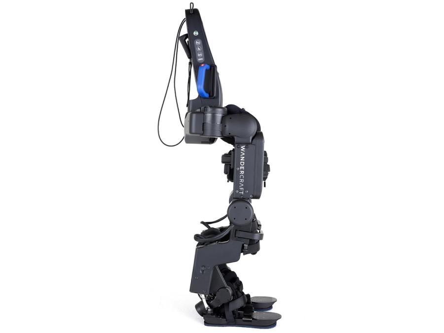 The Atalante X exoskeleton stands alone on a white background.