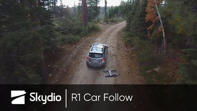 R1 can follow cars and other vehicles.