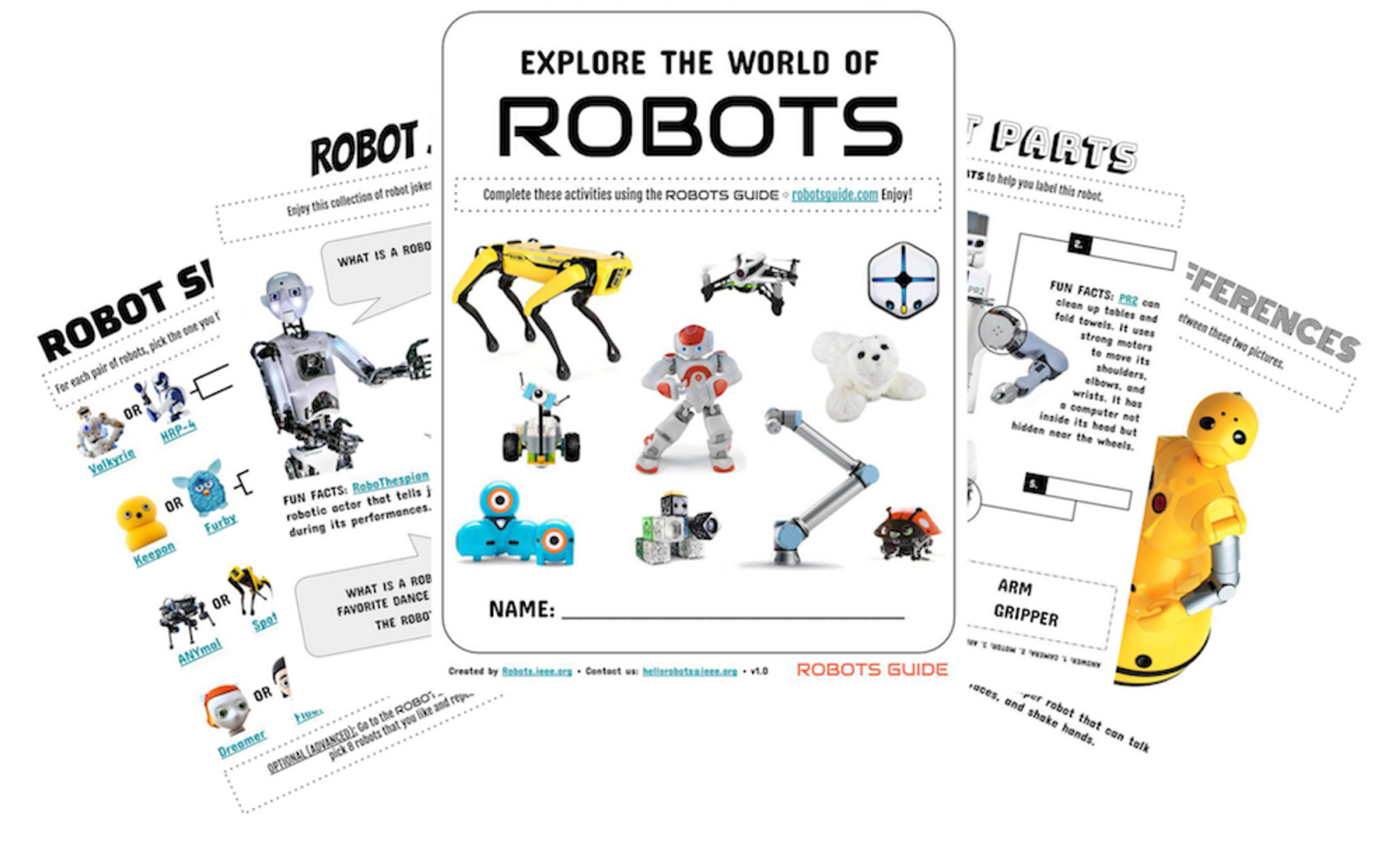 Free Download: Robot Activity Sheets - ROBOTS: Your Guide to the World ...