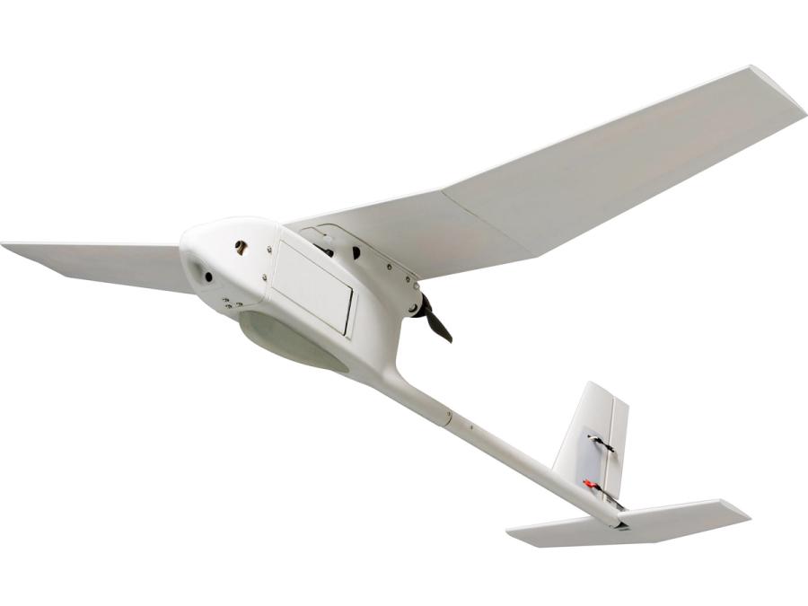 A white, lightweight 90 cm aircraft with two wings.