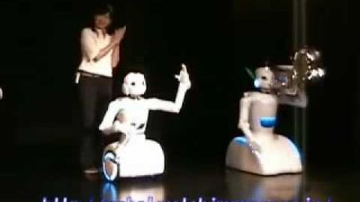 Partner robots in concert.
