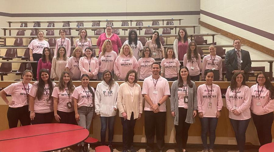 Stimson Staff Wear Pink For Cancer Awareness