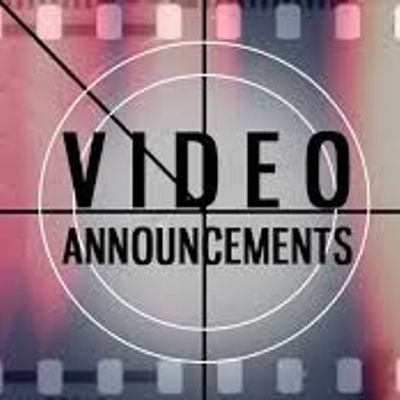 Stimson Live! Video Announcements