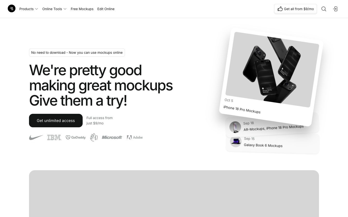LS Graphics website homepage