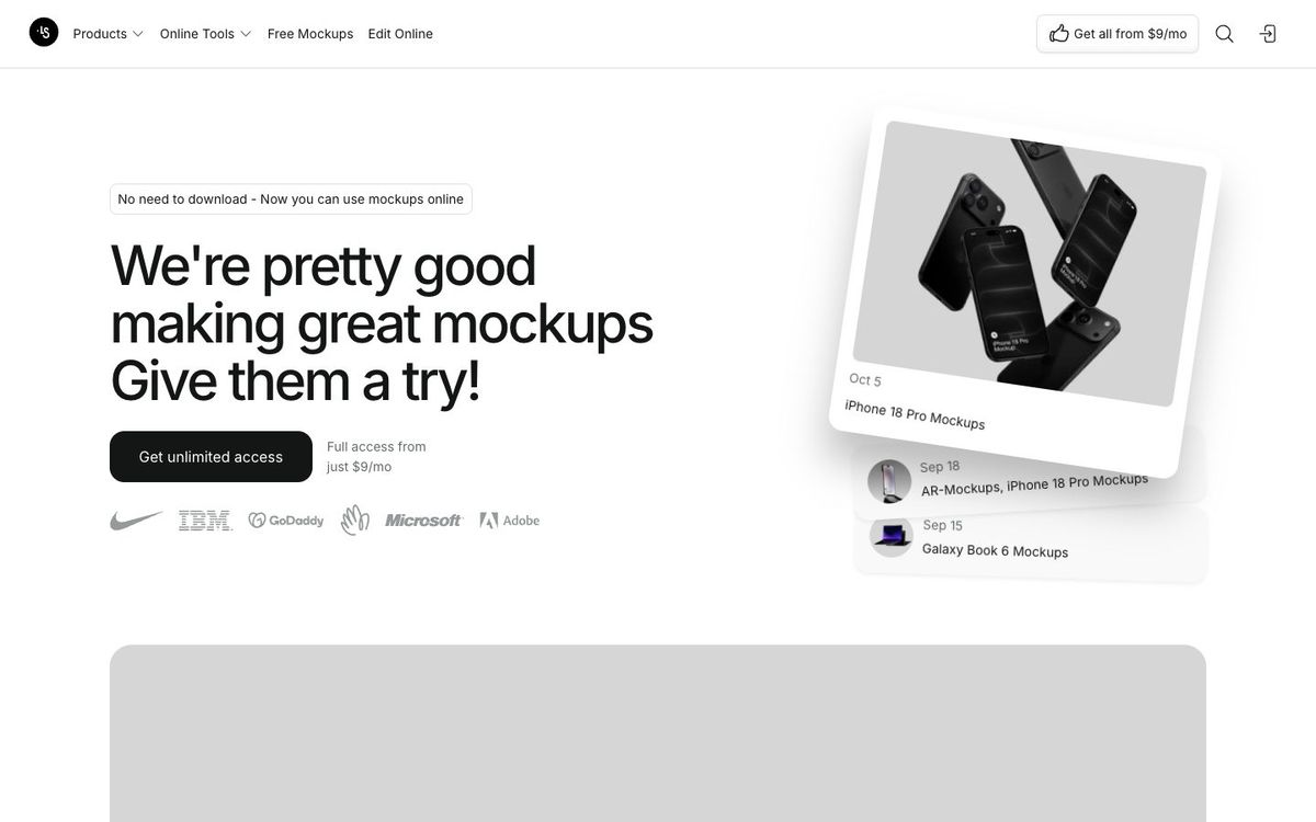 LS Graphics website homepage