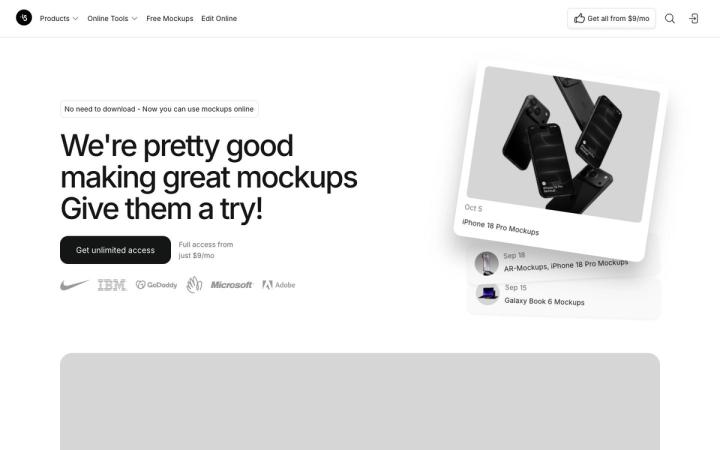 LS Graphics website homepage