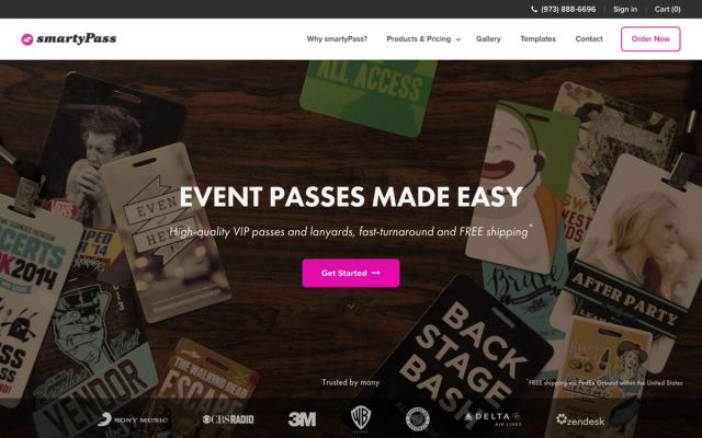 Smarty Pass website homepage