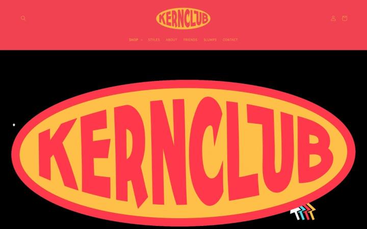 Kern Club website homepage