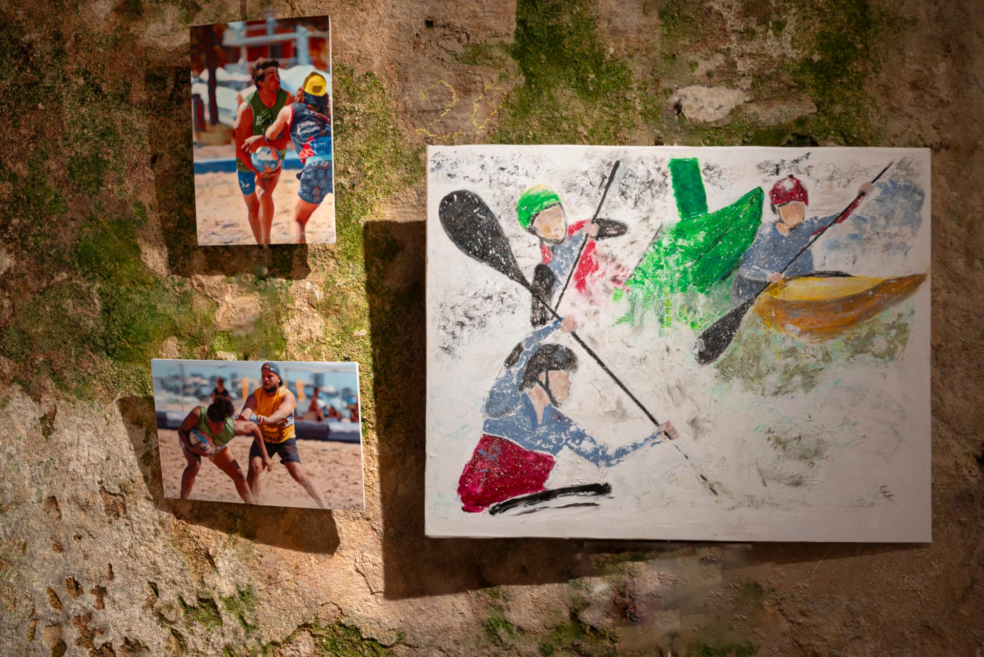 Expo conjointe peintres et photographes de Royan : le Sport