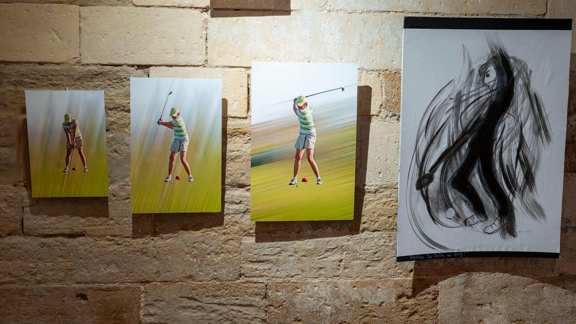 Expo conjointe peintres et photographes de Royan : le Sport
