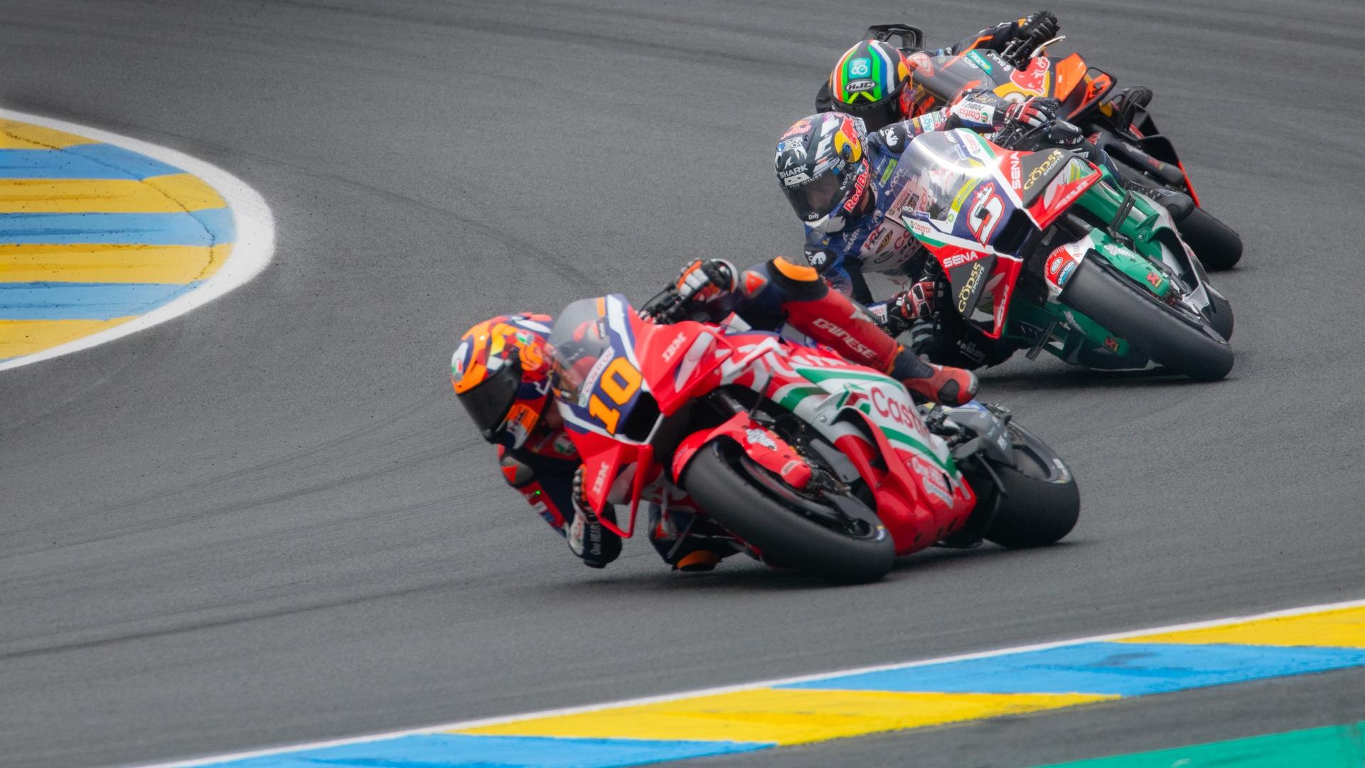 GP de France . Zarco à la poursuite de Mir