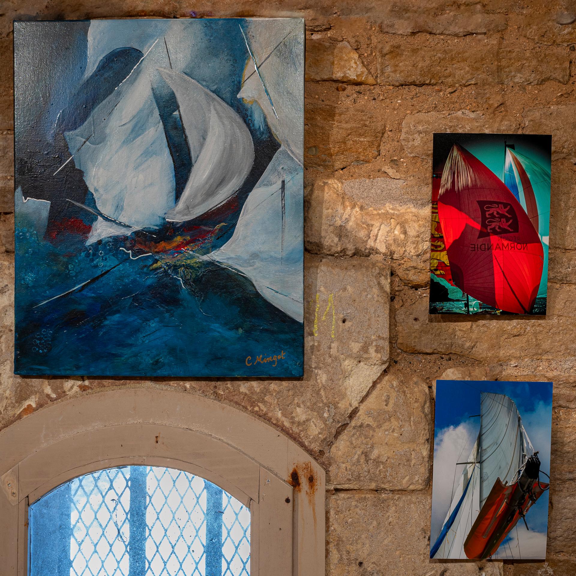 Expo conjointe peintres et photographes de Royan : le Sport