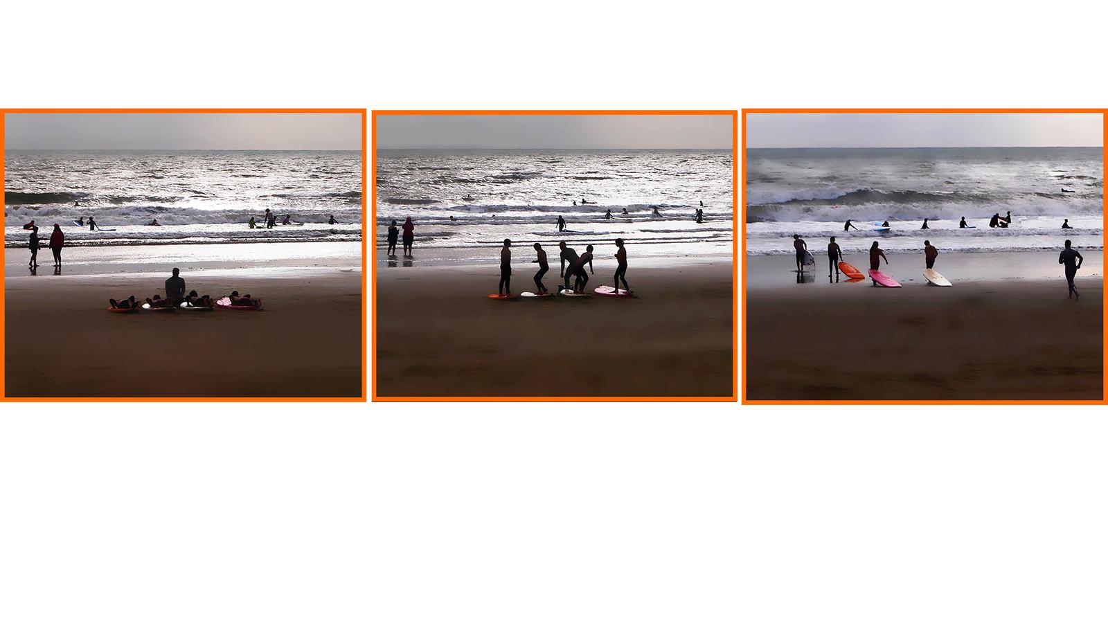 Leçon de surf