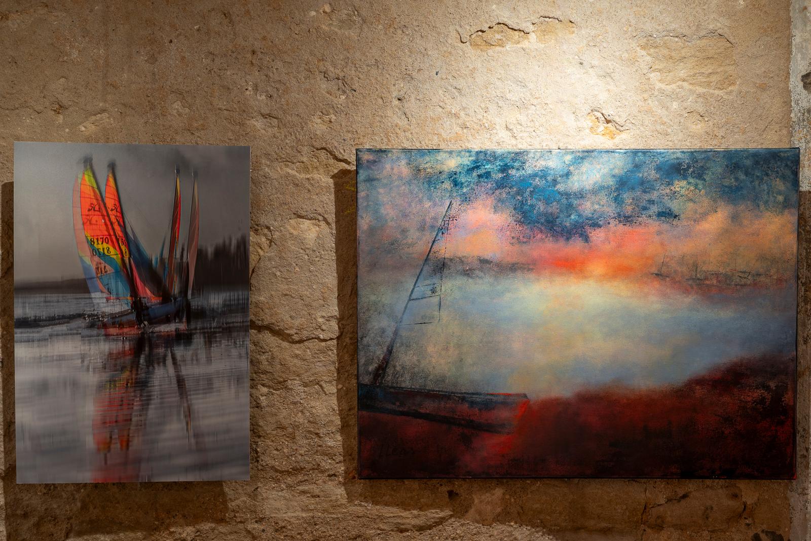Expo conjointe peintres et photographes de Royan : le Sport