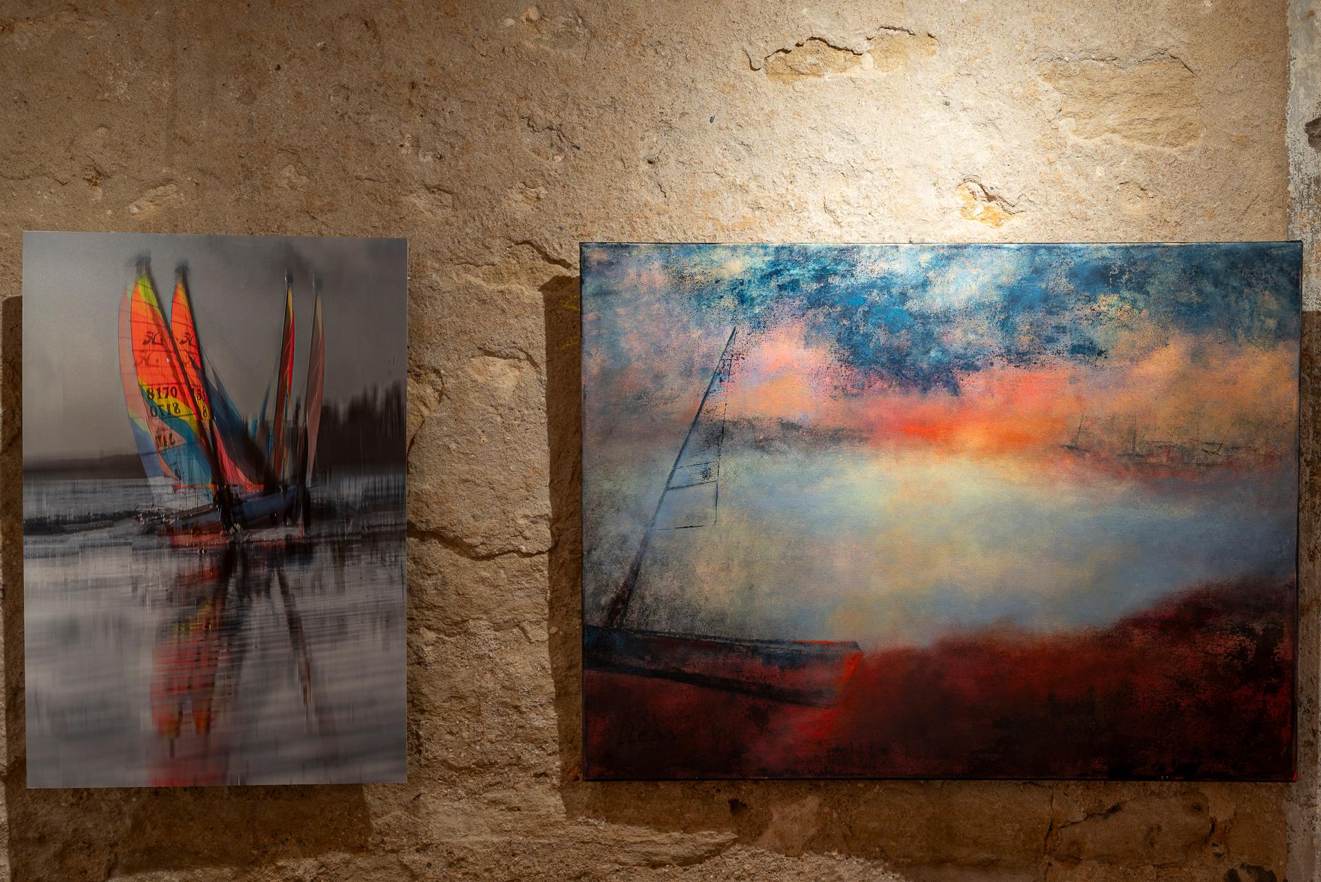 Expo conjointe peintres et photographes de Royan : le Sport