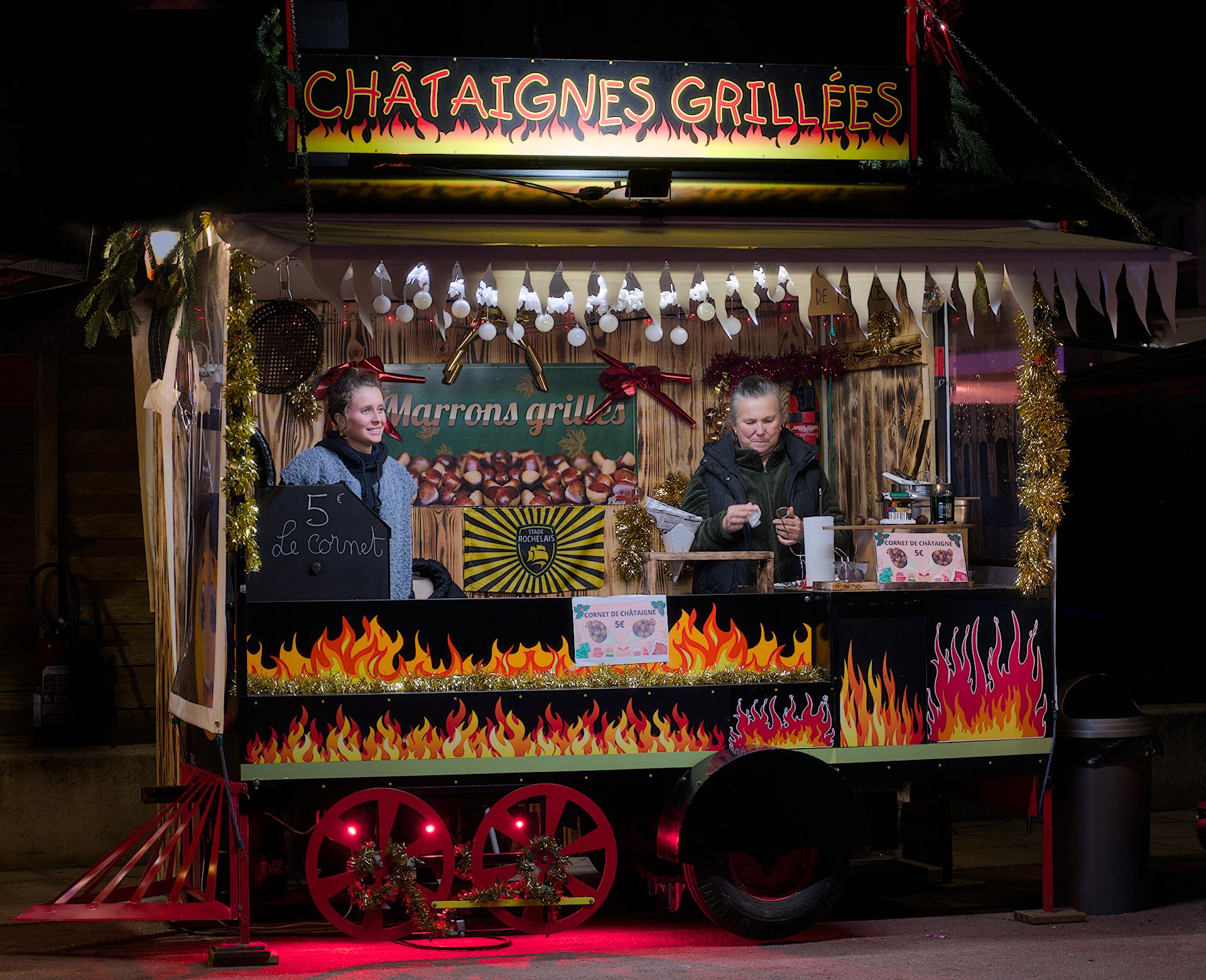 RN D26  Châtaignes grillées