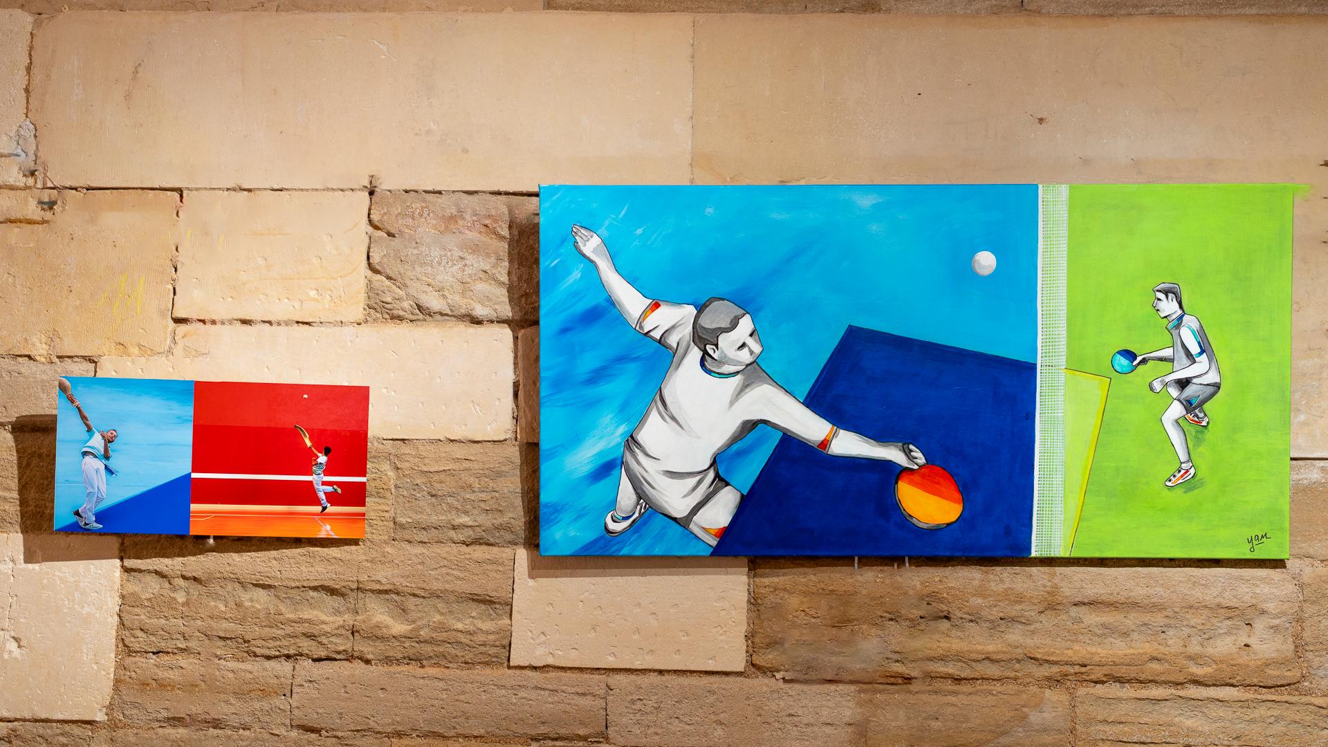 Expo conjointe peintres et photographes de Royan : le Sport