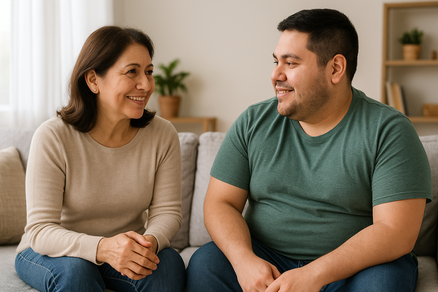 Acompaña a un familiar con sobrepeso