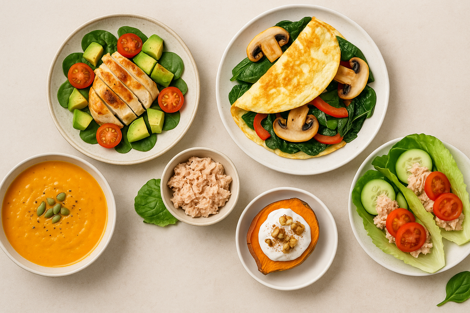 5 recetas de cenas ligeras y saciantes