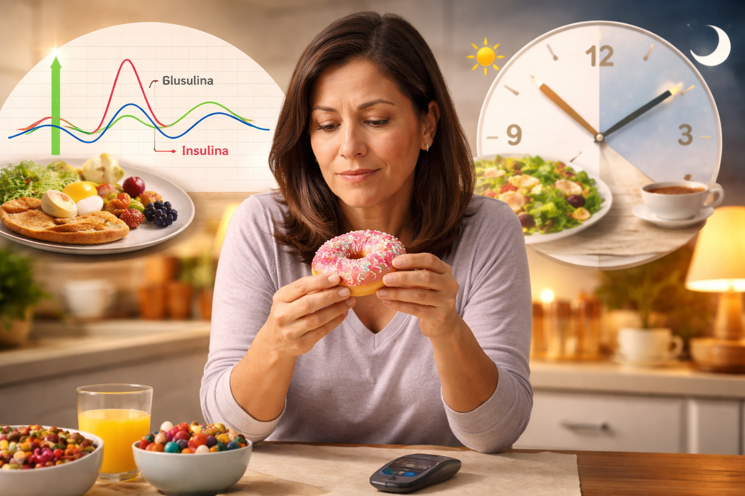 Antojos de azúcar a ciertas horas teniendo diabetes tipo 2