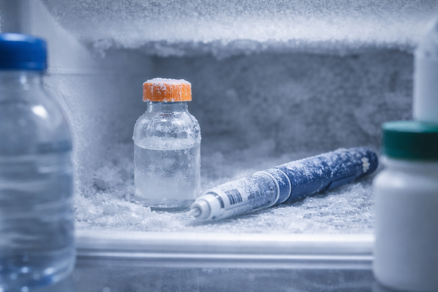 ¿Qué pasa si se congela la insulina?