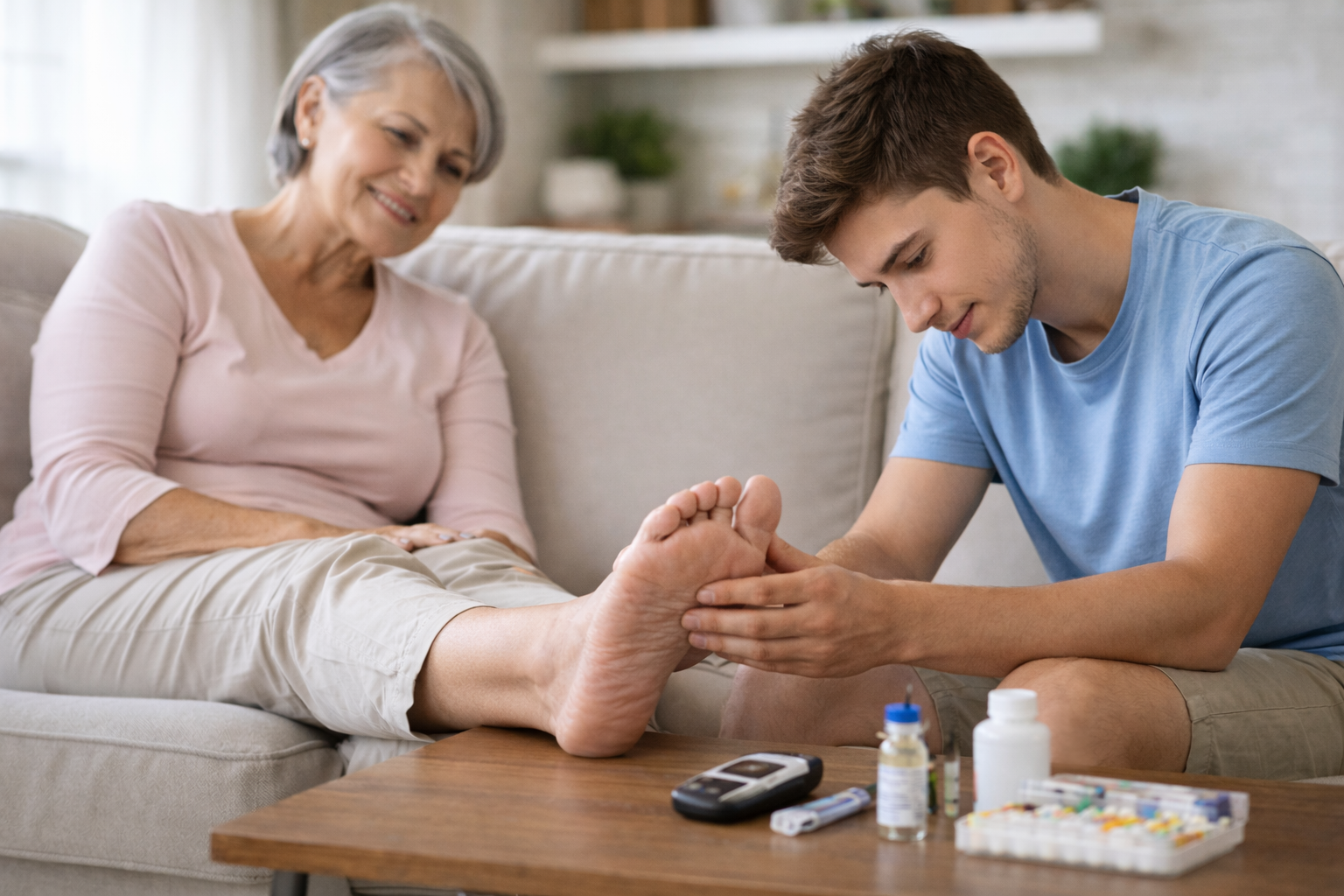 Cómo proteger los pies cuando hay diabetes